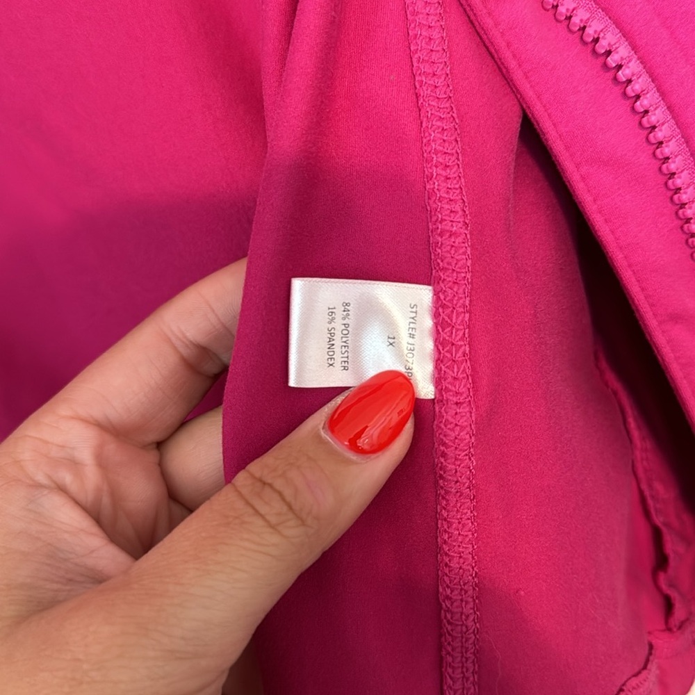 Raspberry workout jacket - Picture 3 of 5